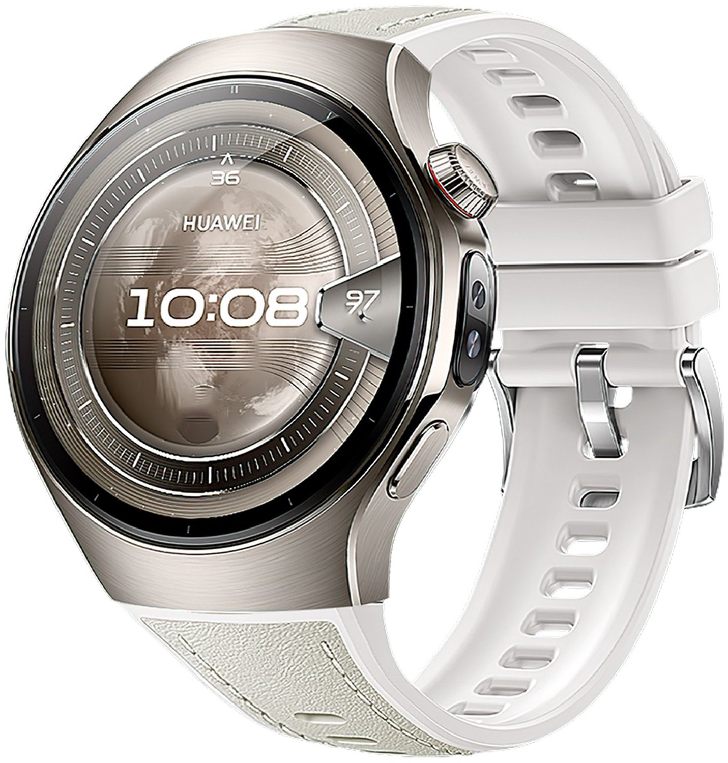 Siliconen vervangband voor Compatible with Huawei Watch 5 (42mm) - Sportband