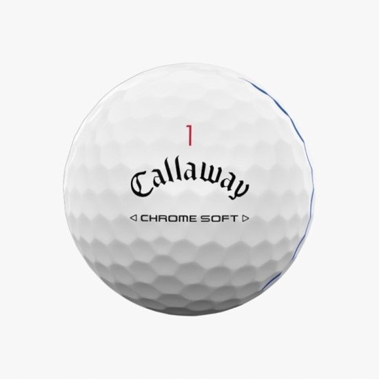 Callaway Chrome Soft 2024 Golfballen - Wit, TripleTrack, 3 stuks — afbeelding 3