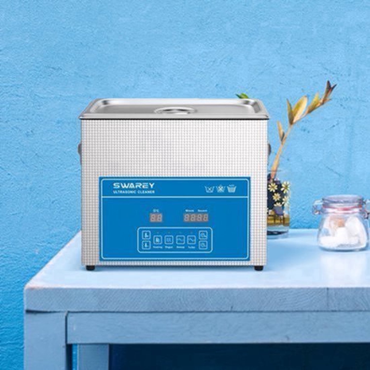 Ultrasoonreiniger – Ultrasoon Reinigingsapparaat – Ultrasone Cleaner – Ultrasonic Cleaner – Brillenreiniger – 6,5 Liter Inhoud – 40 kHz Frequentie & Verwarmingsfunctie