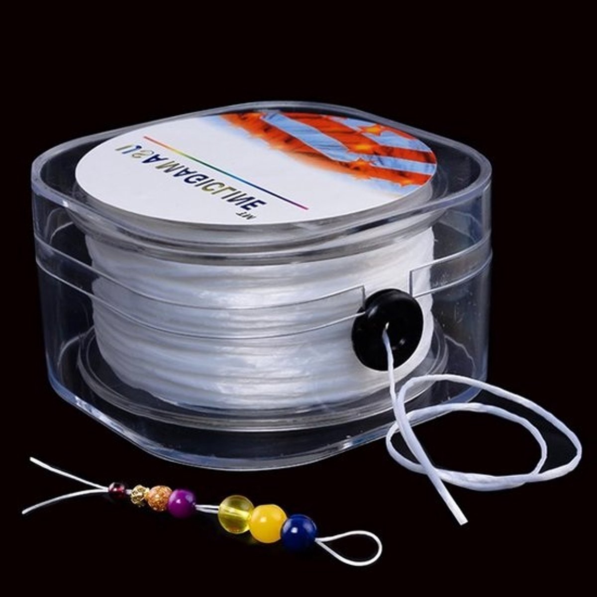 Transparant Nylon Draad 200M - Onzichtbaar Elastisch Draad voor Versieringen en Naaien - Ideaal voor Hobbyprojecten en Decoratie (0.3mm)