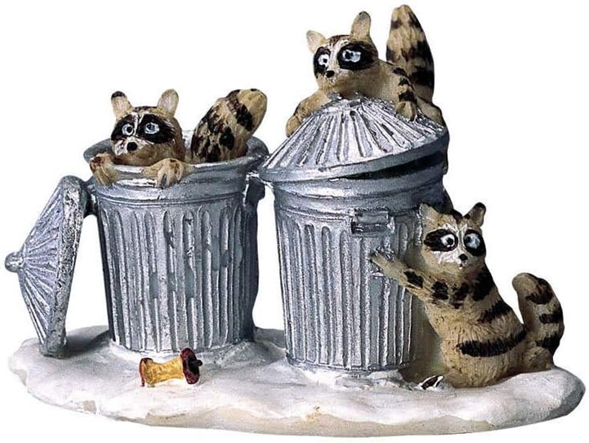 42878 Kerstdorp beeldje: Trash Bandits