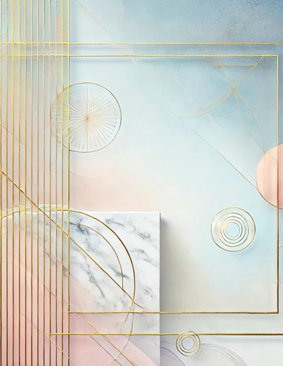 Horizon: Aesthetic Pastel Art Journal with a Luxurious Touch