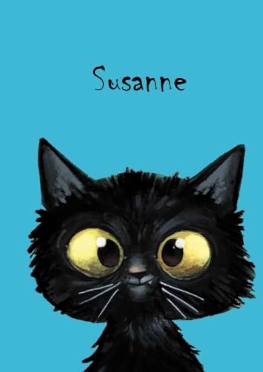 Personalisiertes Notizbuch DIN A5 - Susanne: 80 blanko Seiten
