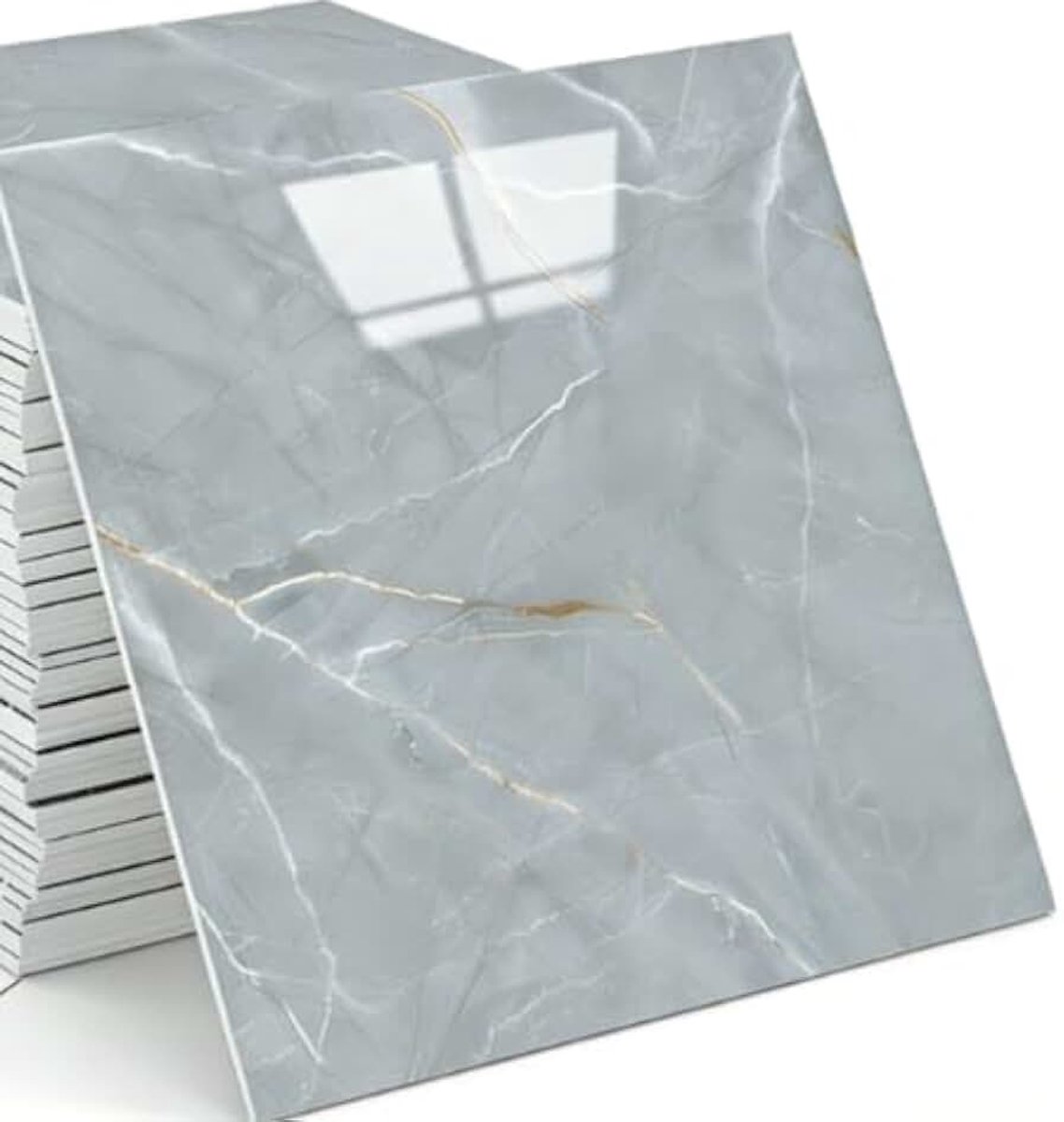 10 stuks 3D-marmeren tegelstickers, 30 x 30 cm, waterdicht en vetbestendig, muurstickers voor keukenachterwand, badkamer, woonkamer en woonaccessoires