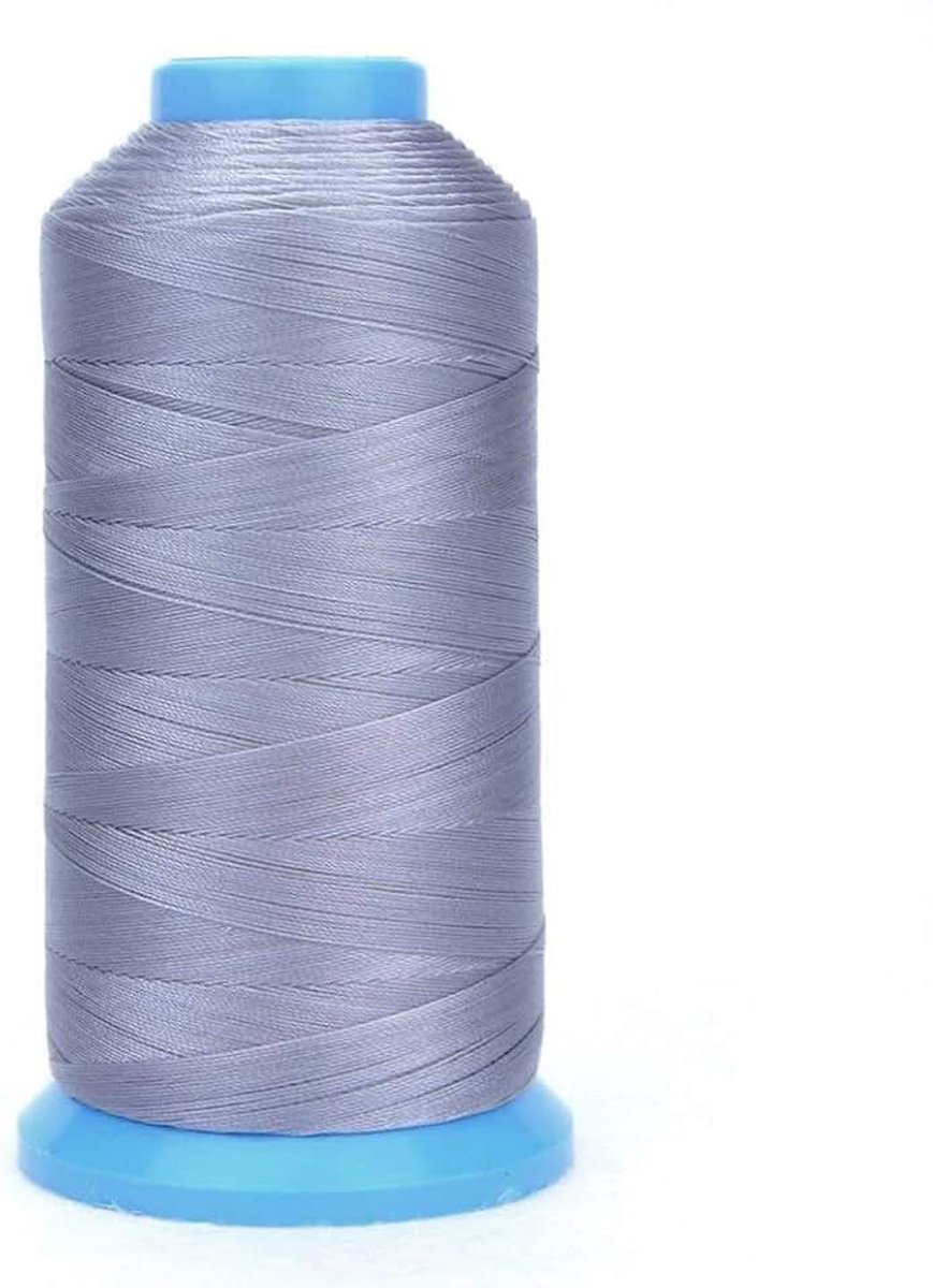 Bonded Nylon naaigaren 1500 yard maat T70# 69 voor bekleding, buitenmarkt, drapering, friezen, bagage, portemonnees (grijs)