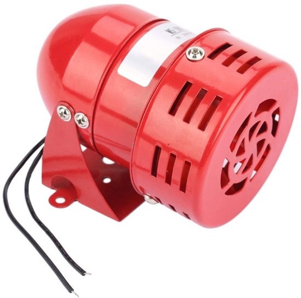Dailygoody - Sirene Alarm - 120dB Geluid - Rood - Diefstalbeveiliging - Industrieel Geluid - Motor Alarm - Geschikt voor Wandmontage - Rood