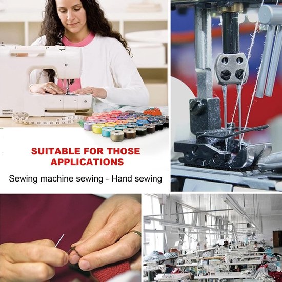 Spoelen, 36 kleuren naaimachine gesorteerde kleuren Bobbin voorgewikkelde spoelen Brother Janome Kenmore — afbeelding 3