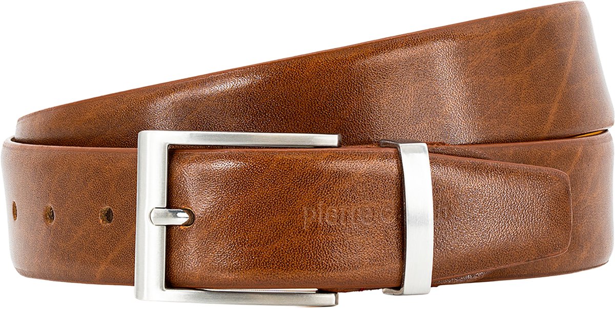 PIERRE CARDIN leren heren riem - cognac