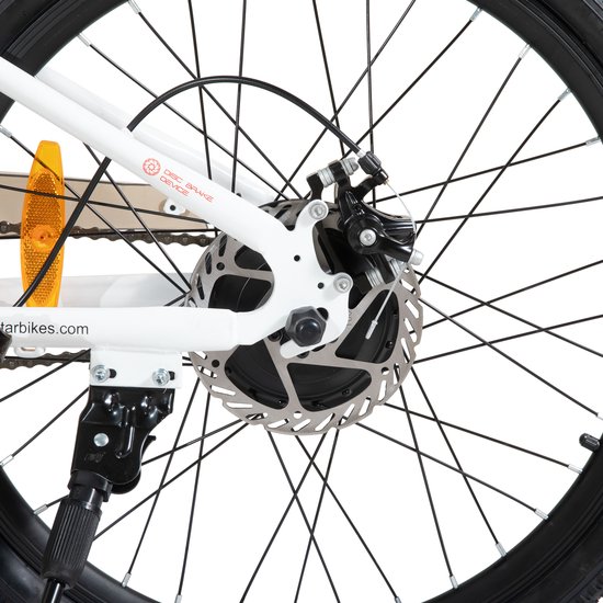JOYSTAR 24 Inch Elektrische Kinder Mountainbike - 250W E-Bike voor Kinderen (7+ Jaar) - 25 km Actieradius - Met Verwijderbare Accu & Schijfremmen - Spaakwiel - Wit — afbeelding 2