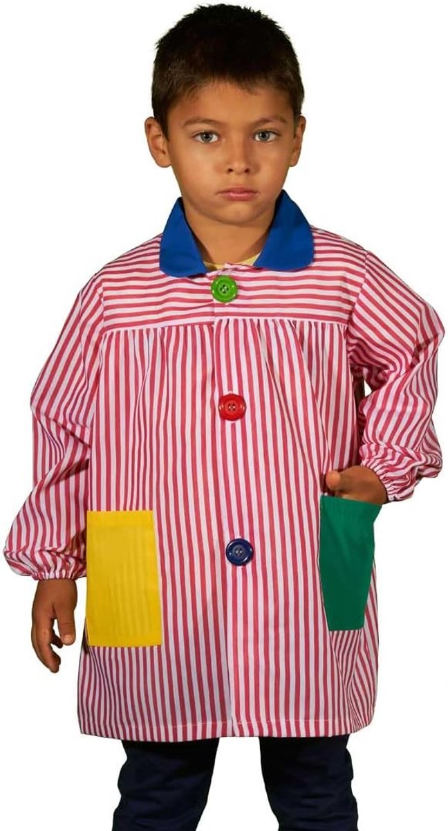 Strepen patchwork meisjes, Azul Y Amarillo, 5