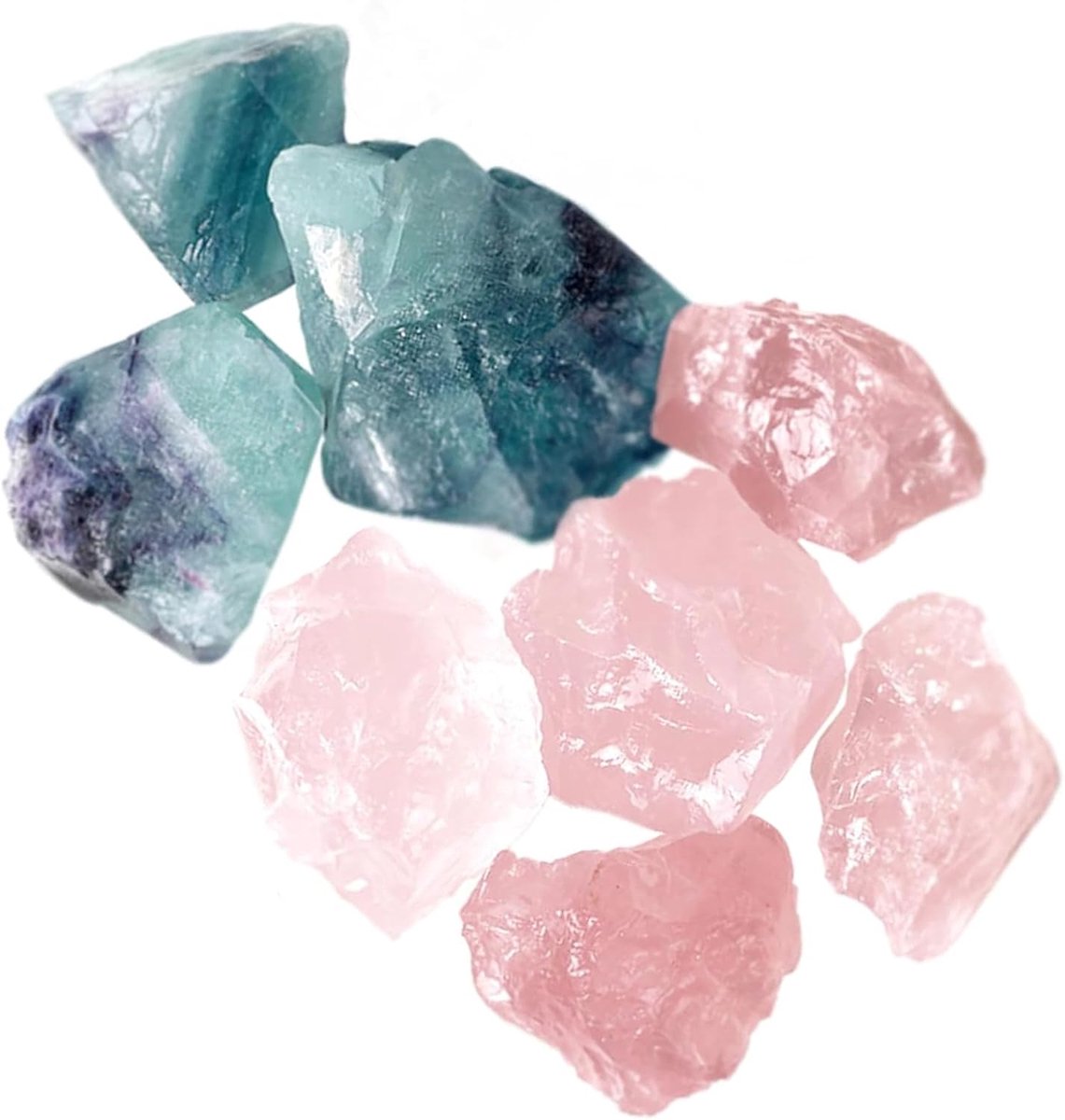 200 g kristallen, 2-3 cm helende kristallen, natuurlijke ruwe rozenkwarts kristal, geschenken kristallen en edelstenen voor tuimelen, kabbelen, fonteinstenen, decoratie, polijsten,