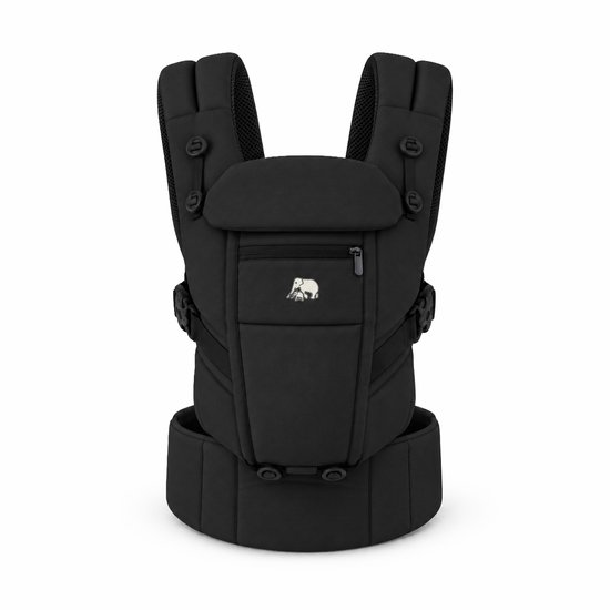 Deryan Ergonomische Draagzak - Luxe Buikdrager 4-in-1 Zwart van Deryan — afbeelding 2