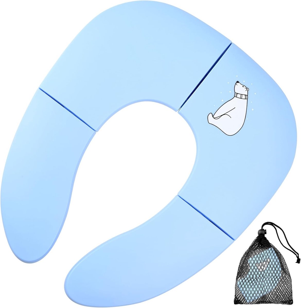 Vouwbare Toiletzitting voor Kinderen, Draagbare Toiletbril voor Baby's, Ideaal voor Thuis en Reizen