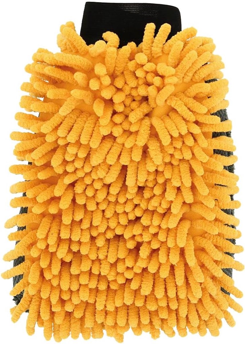 Premium microvezel washandschoen, verzorgt de carrosserie, krasvrij, droog- en washandje, 26 x 18 cm