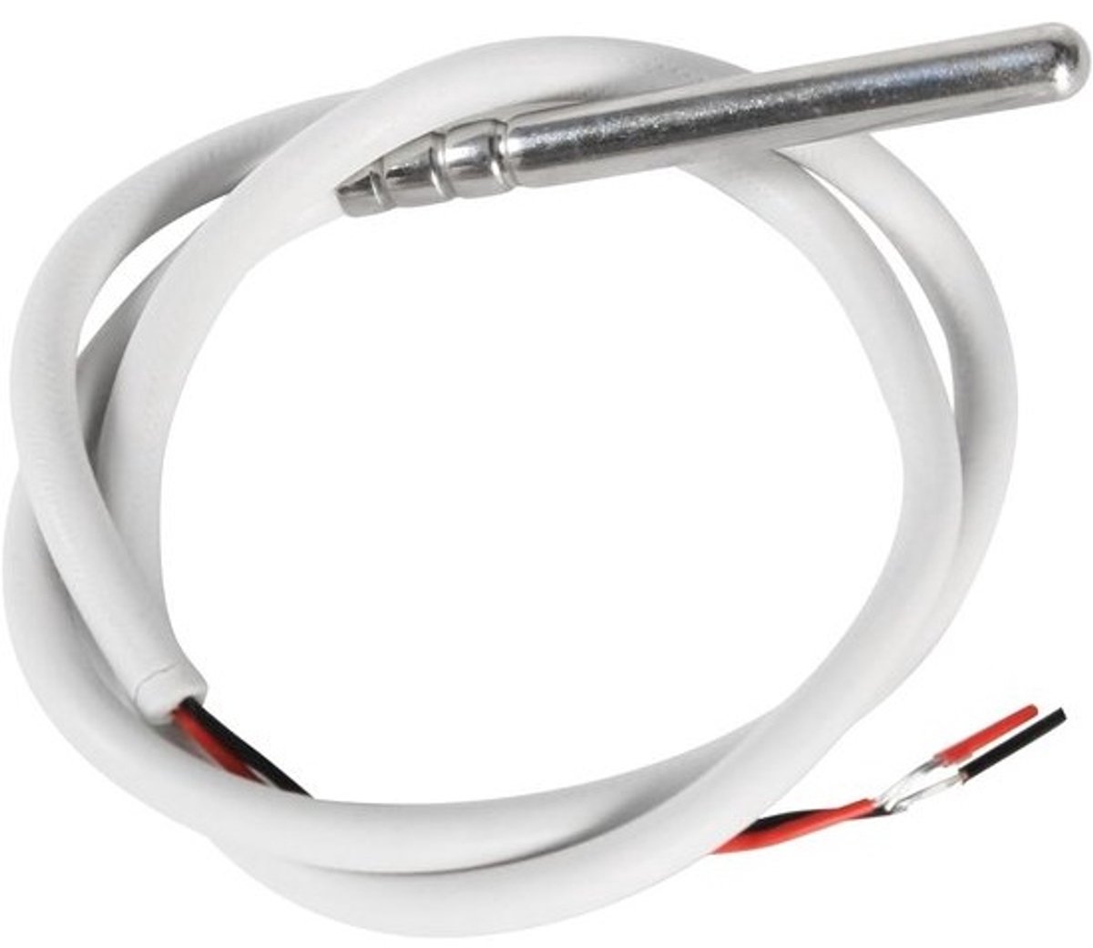 Temperatuursensor met NTC 10K Ohm thermistor, waterdichte probe van -40°C tot +200°C met 0.5m kabel voor temperatuurregelaars en relais, ideaal voor nauwkeurige temperatuurmetingen en -bewaking