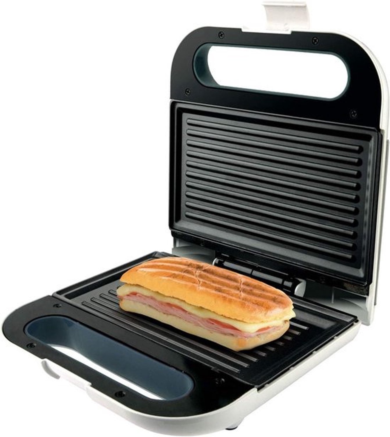 Luxe Sandwichmaker en Grill - Antiaanbakplaten - RVS Afwerking