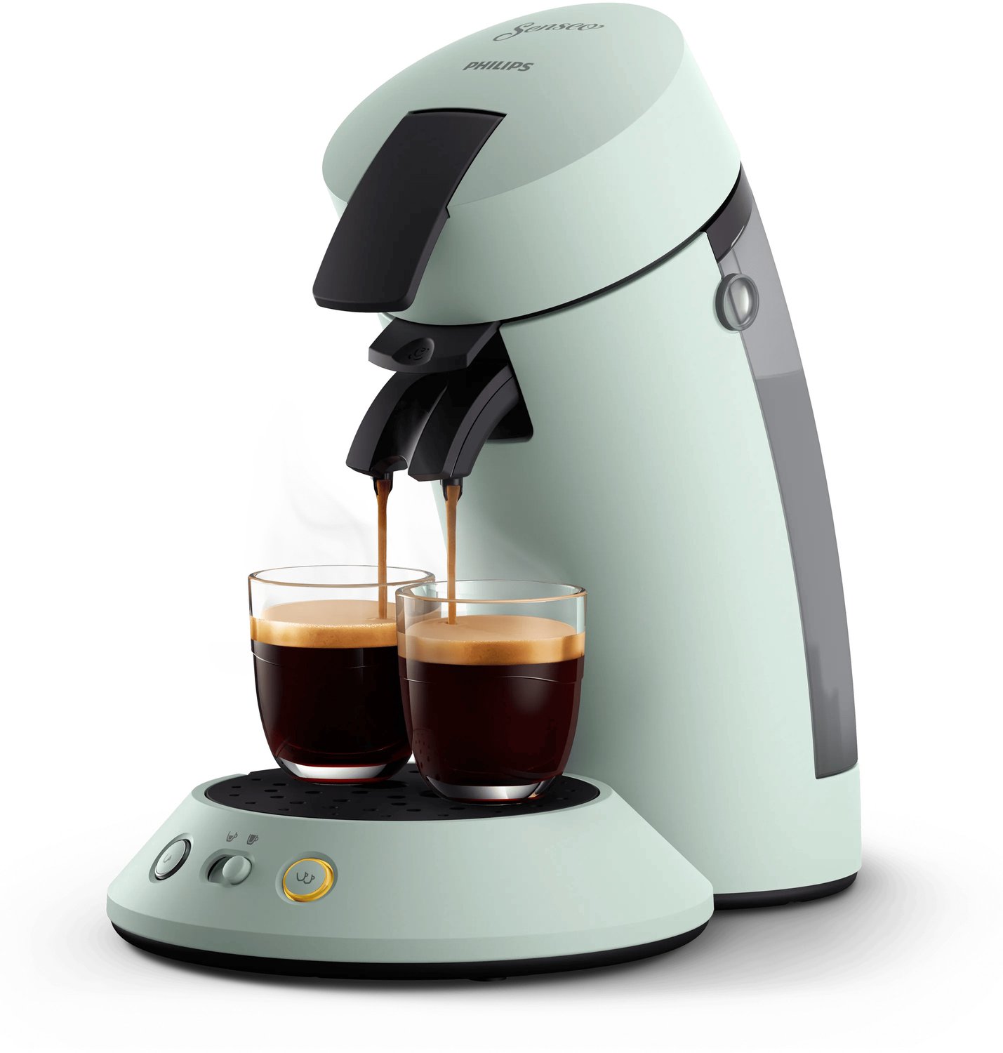 Bol.com Philips Senseo Original Plus Koffiepadmachine CSA210/20 - Keuze uit 1 of 2 Kopjes - Instelbare Intensiteit - Automatisch... aanbieding