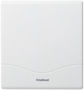 Honeywell Deurbelgong D142 Atlanta - Bedrade Tweetonige Deurbel - Trafo 8V 1A - Geluidsniveau Ca. 75 dB(A) - Zonder Beldrukker - Afmetingen 4,5 x 10,5 x 12 cm - Kleur Wit