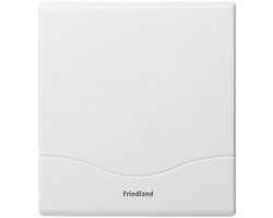 Honeywell Deurbelgong D142 Atlanta - Bedrade Tweetonige Deurbel - Trafo 8V 1A - Geluidsniveau Ca. 75 dB(A) - Zonder Beldrukker - Afmetingen 4,5 x 10,5 x 12 cm - Kleur Wit
