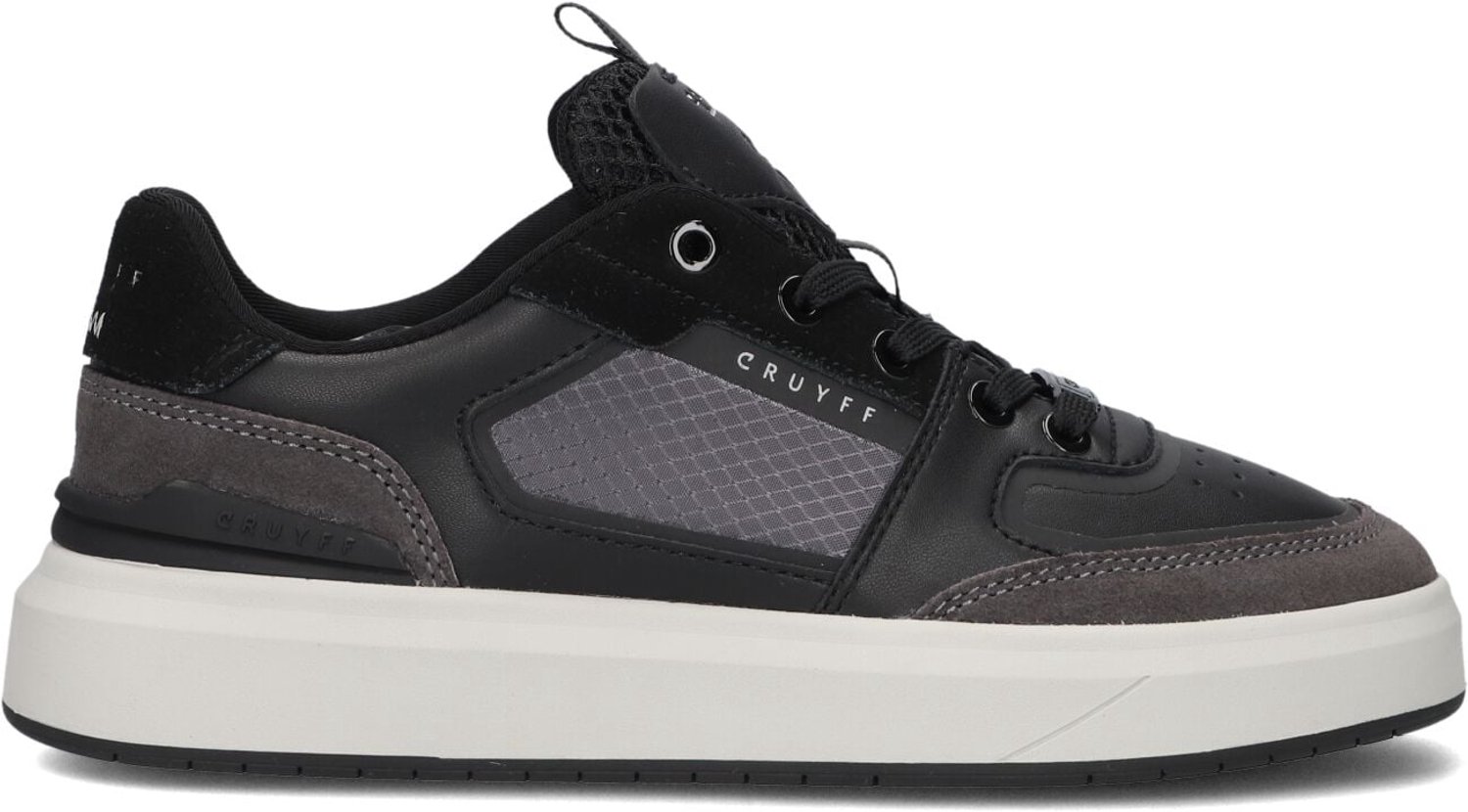 CRUYFF JUNIOR Endorsed Tech Pinstripe Sneakers Jongens - Leren Sneaker - Wit - Maat 32