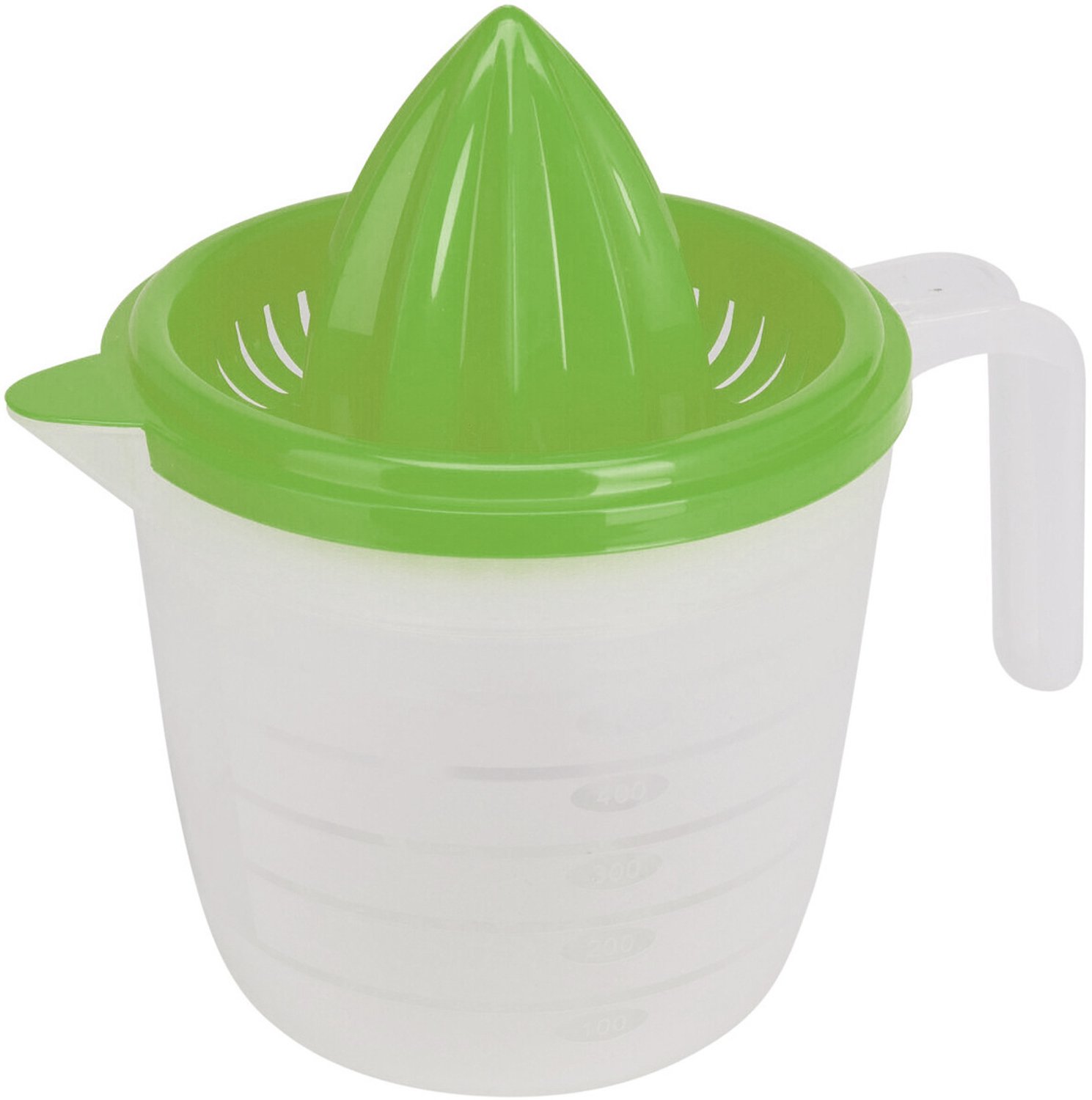 EH Excellent Houseware - Citruspers met grote container, 600 ml - groen