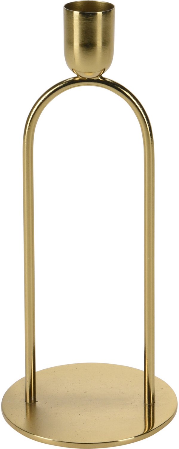 Home & Styling Collection Home Styling Collection - Metalen decoratieve kaarsenhouder, goud, 20 cm