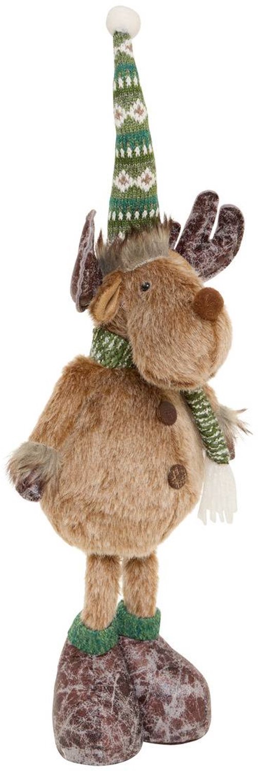Cerf debout en fourrure 20 x 14 x 56 cm