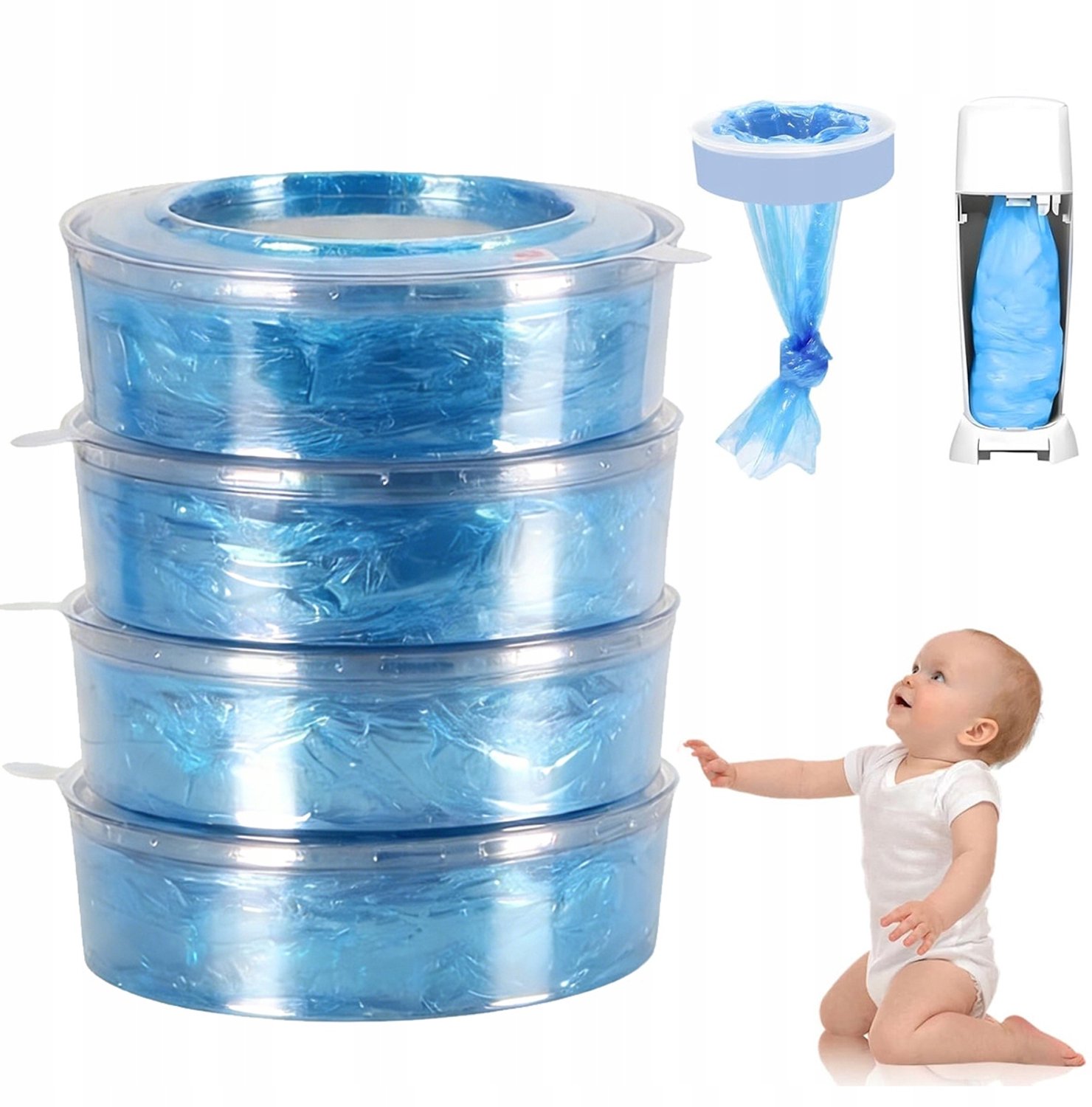 4x Merkloze Navullingen voor Luiertas voor Babyluiers