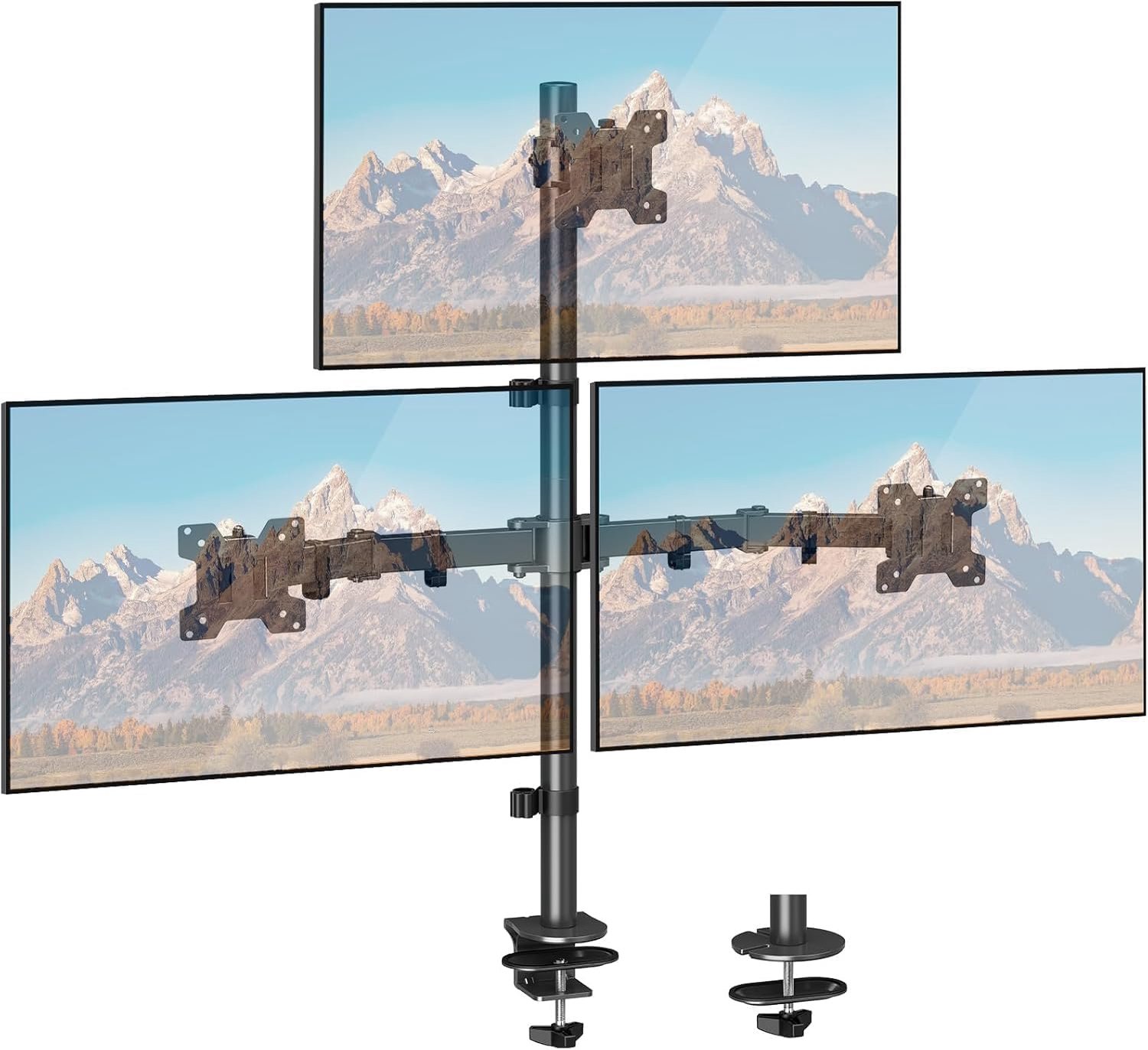 QEVA Monitorarm - Monitor Arm - Beeldschermarm - Zwart - 31cm x 18cm x 9cm