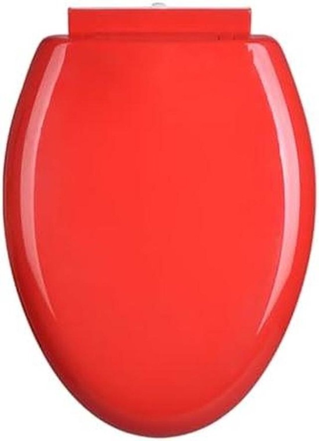 Toiletbril Softclose - WC-bril Deksel - Stil Sluiten - Snelle Ontgrendeling - D-vorm - Rood