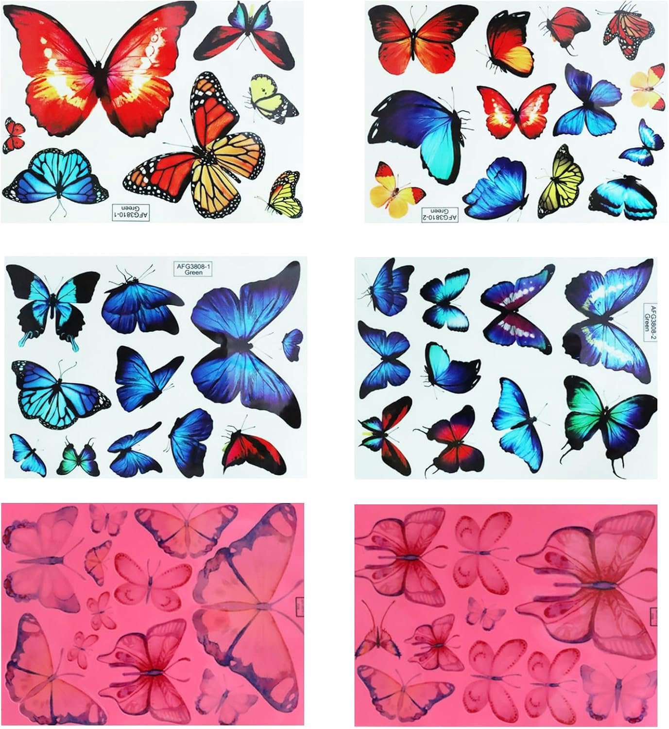 Luminous Butterfly Wall Sticker Set of 3 Wall Stickers for Children's Room, 15 x 20 cm, Luminous Decoration - ShopVlot