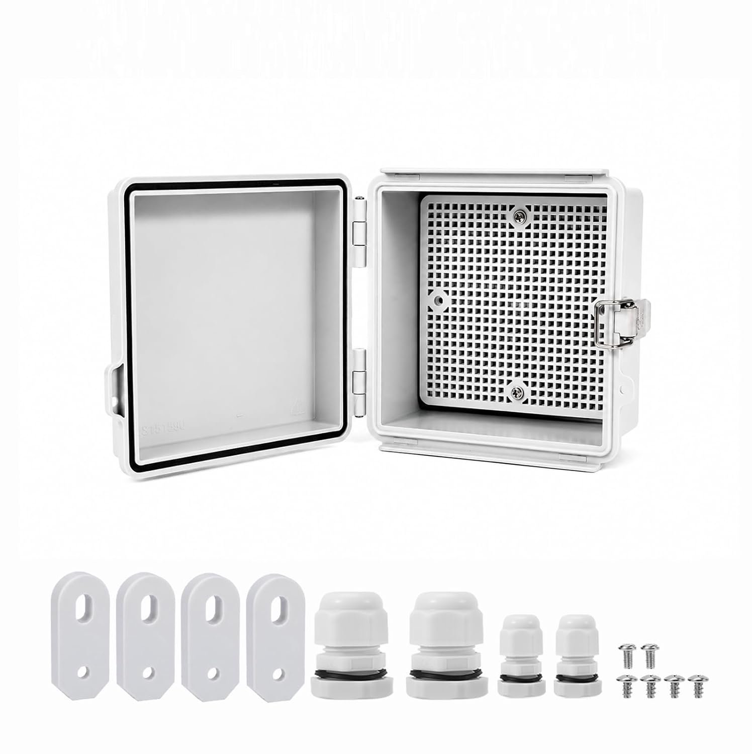 Waterdichte aansluitdoos 15x15x9 cm - ABS-kunststof - IP67-bescherming - ideaal voor buitengebruik - Homevero