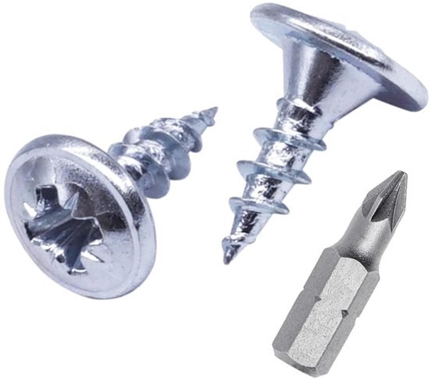 Verzinkt Staal Schroeven - Metaal Schroeven Hout - Bevestigen Metalen Platen - Zelftappend Fijne Draad - 4x12 mm 400 Stuks