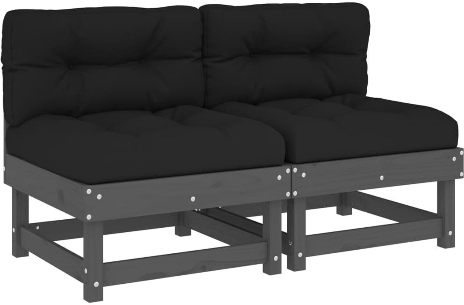 2x Houten Modulaire Tuinbank - Comfortabel en Stijlvol