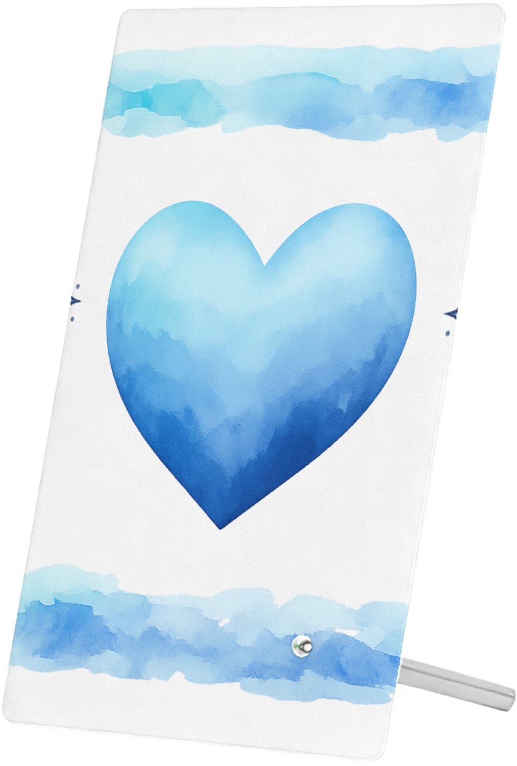 Mr Cadeautjes Glasframe 11 x 16 - design Een warme waarderingstoon met een speelse handlettering-opma | cadeau Wit