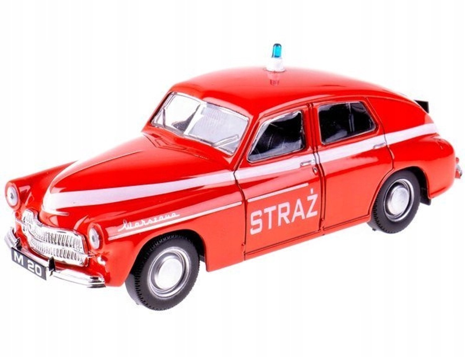 Daffi Metaal Modelauto Brandweer Warszawa M20 - Schaal 1:43