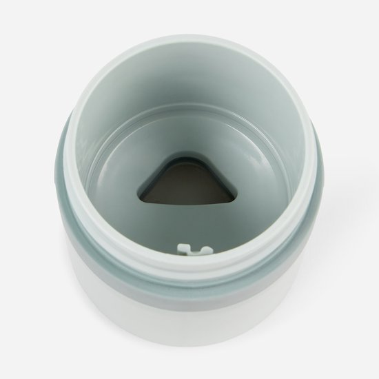 MILK + WATER™ Unieke Alles-in-1 Thermo Babyfles 266ml Medium Flow - Geïntegreerde Poederkamer - Olive Green — afbeelding 4