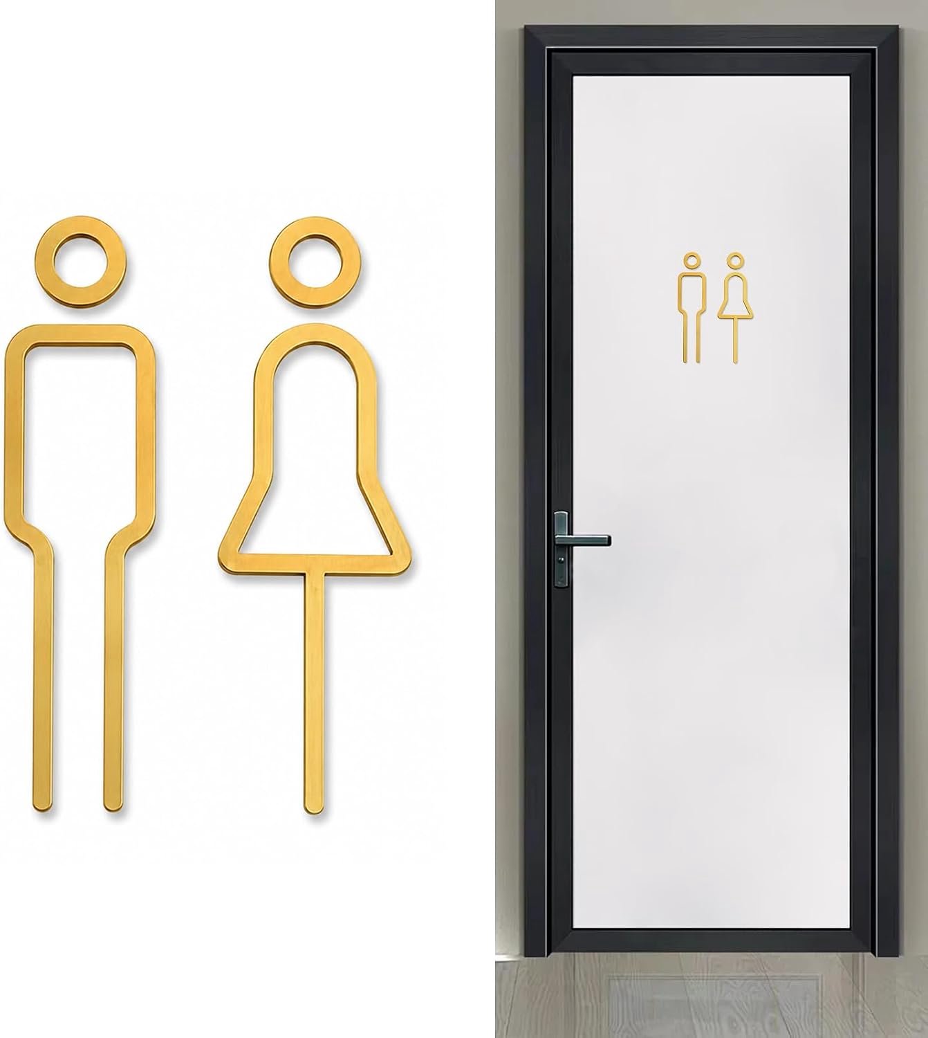 Toiletbord, materiaal acryl, signaal toilet