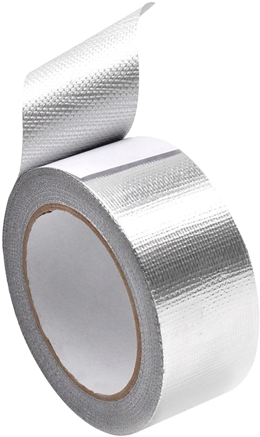 Hittebestendige Aluminium Plakband voor Ventilatie en Airconditioning, 48 mm x 20 m, Waterdichte en Duurzame Folie Plakband
