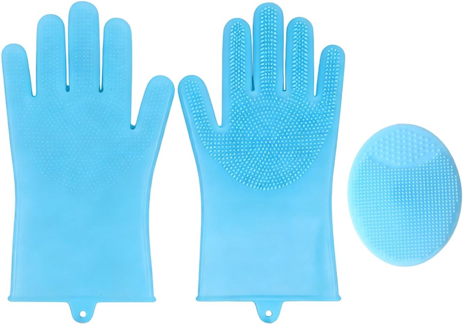 Handschoenen En 1 Borstel, Siliconen Badhandschoenen Voor Huisdieren, Antislip-En Krasbestendige Massage, Geschikt Voor Het Reinigen Van Het Lichaam Van Katten En Honden.