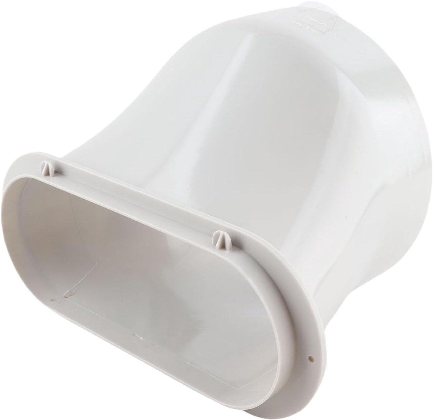 Adapter voor uitlaatslang, airconditioning, rechthoekig naar rond, 15,9 cm (5,9 inch), met universele schroefdraad, raamafdichtingsplaat, ABS, krasbestendig