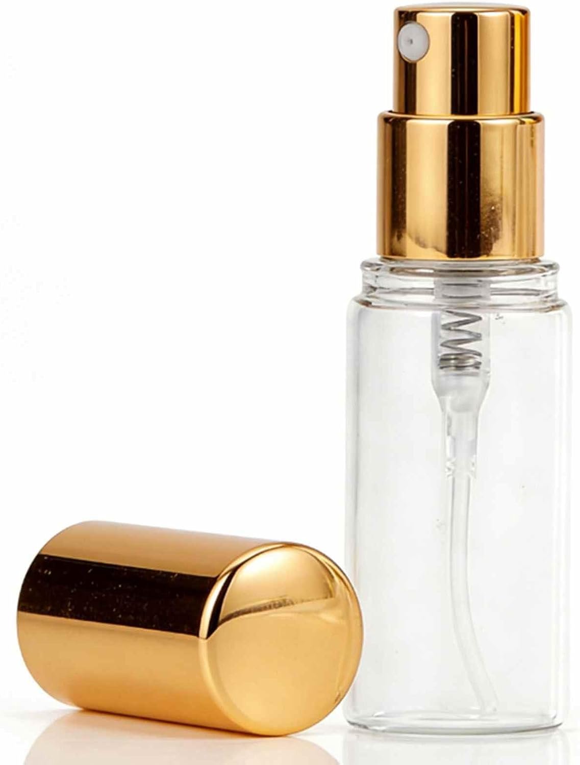 Spuitflessen 5 Ml, Hervulbare Glazen Flessen met Gouden