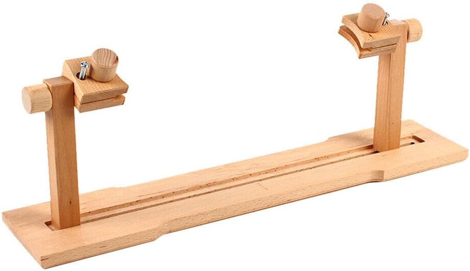 Borduurstandaard tafel kruissteekhouder houten frame verstelbaar voor verschillende specificaties van borduurstretch, van 0 cm tot 38,5 cm