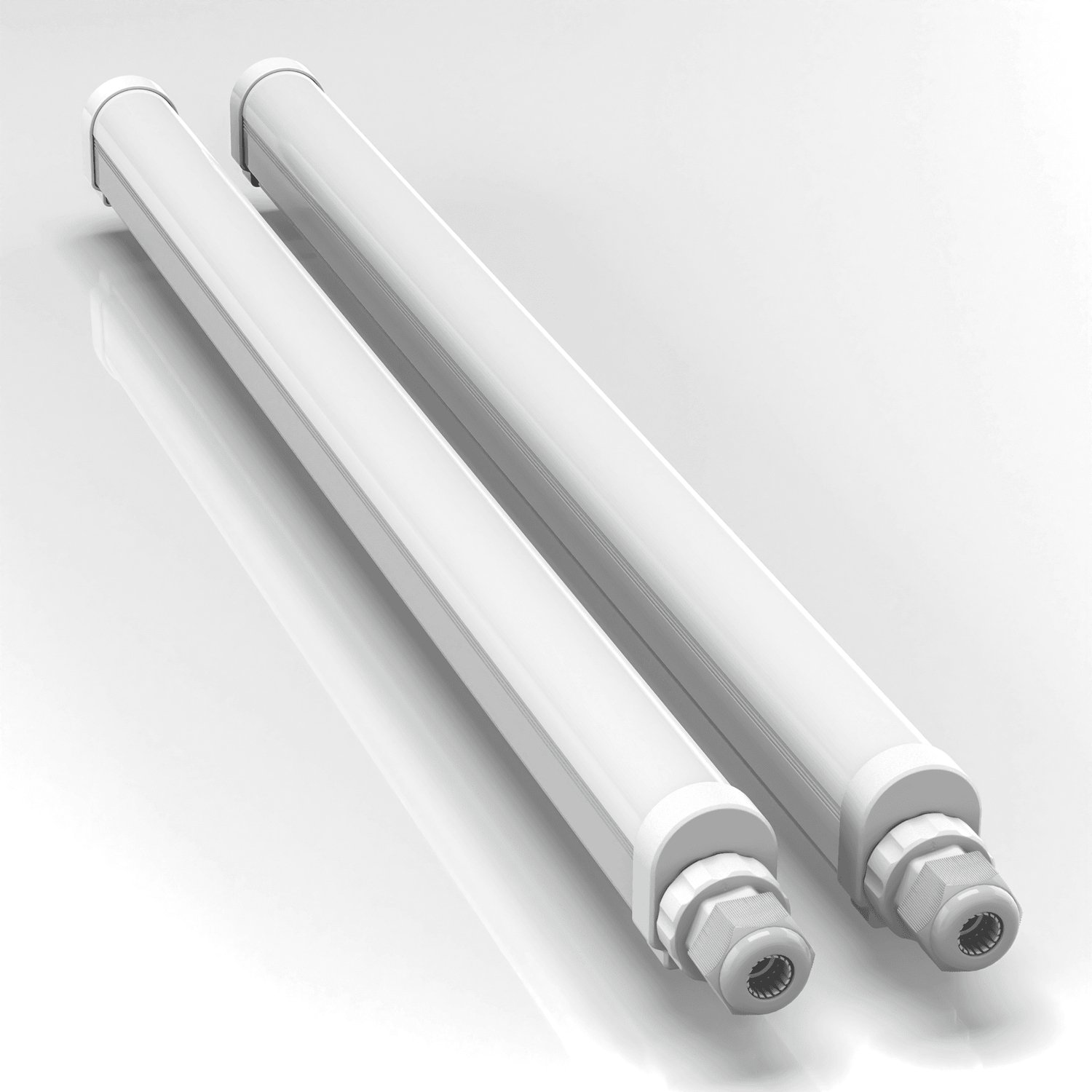 TL armatuur Tri Proof 1500mm 45W 6300lm - Daglichtwit 6000K - Niet Koppelbaar - IP65 IK08 - 230V