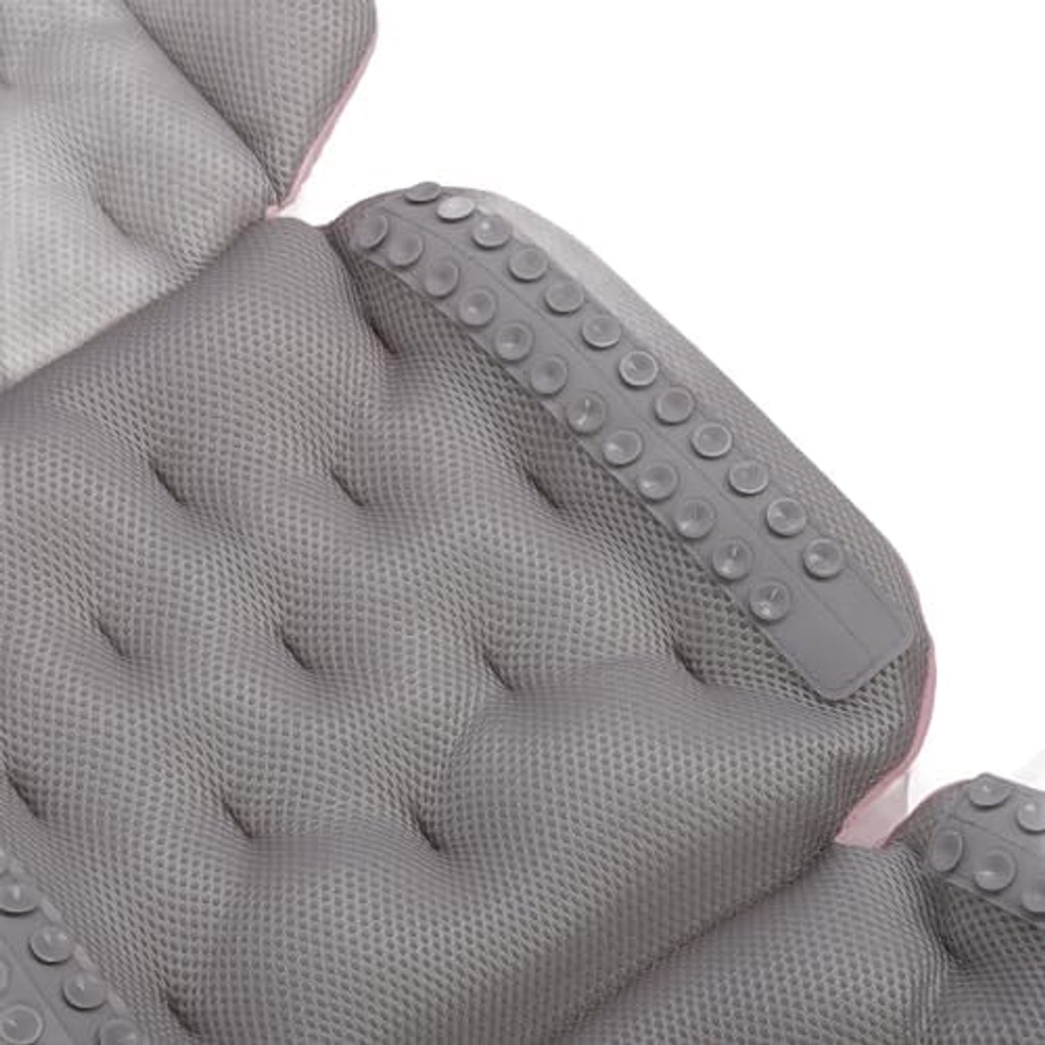 Badkussen voor Het Hele Lichaam Voorkom Uitglijden met Afneembaar Wasbaar Badkussen, Antislip Basisbadkuipkussen Perfecte Maat voor Badkuipen (rood)