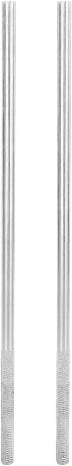 2 stuks kronkelende staaf voor garagedeur torsieveer - hoge sterkte stalen kronkelende staaf met antisliphandgreep - 1/2 inch diameter, 17,5 inch lengte