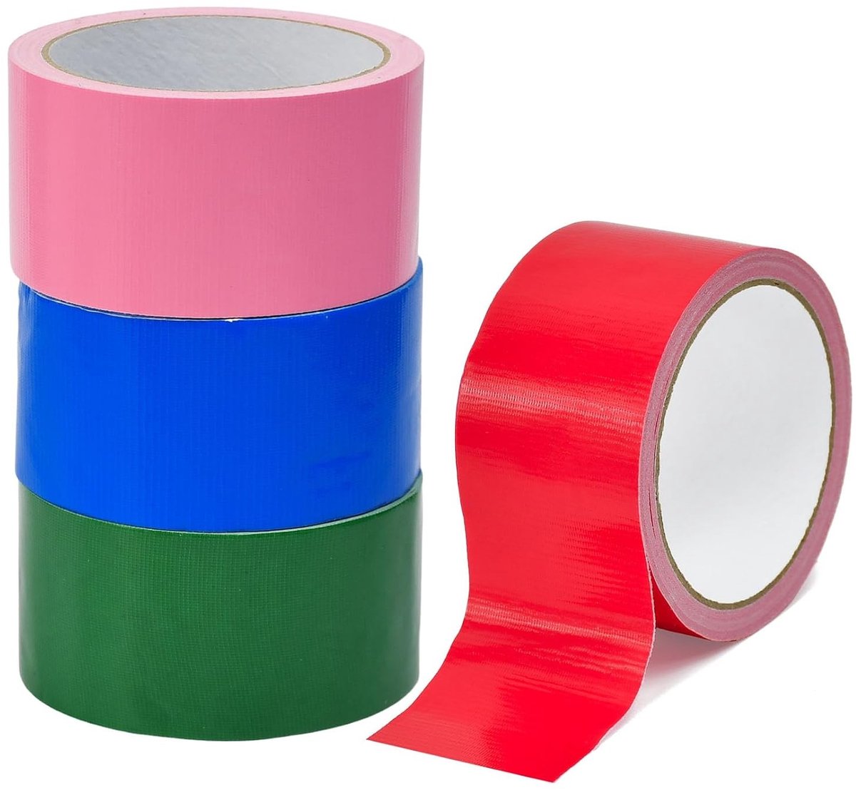 Kleurrijke Waterproof Reparatietape - 4 Rollen van 5 cm x 10 m, Sterke Plakband voor Binnen en Buiten, Ideaal voor Herstellingen en Creatieve Projecten
