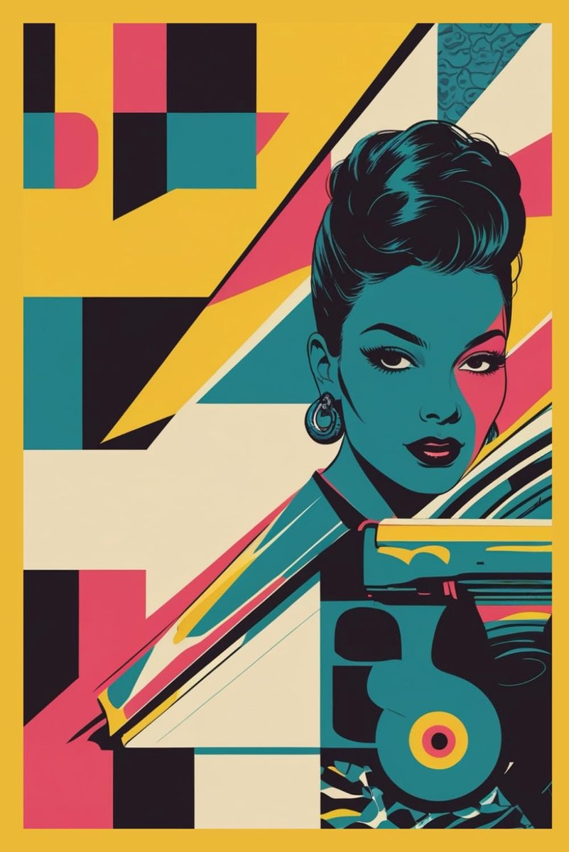 Elegant Retro Woman Notebook: Vintage 50s Art Cover Journal for Women 6x9 inch 120 lined pages - ShopVlot