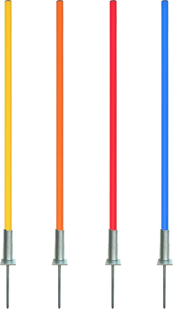 Combination Tilt Base Made of Metal with Slalom Bar 100 cm - Set of 4 - Bar with Spring Hinge - ShopVlot