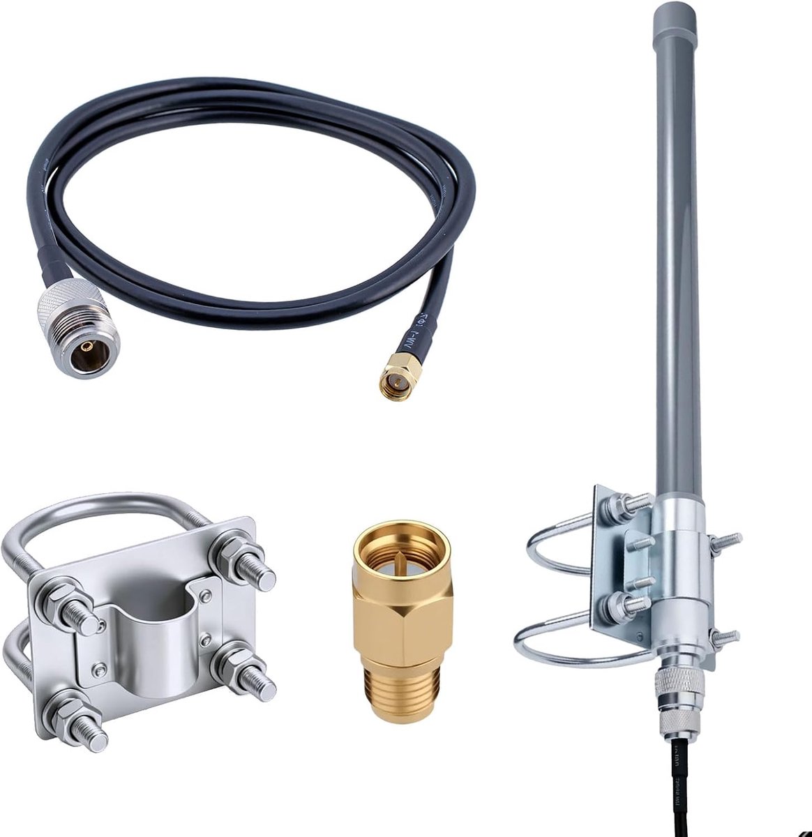 868MHz antenna outdoor LoRa antenna 3dBi fiber N jack, LoRa antenna 868MHz for gateway, Meshtastic & IoT, waterproof - ShopVlot